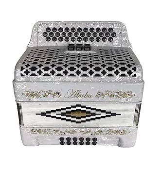 トンボ　　ACONY Amazon.com: Abubu 34-Key Accordion 3412 GCF (White